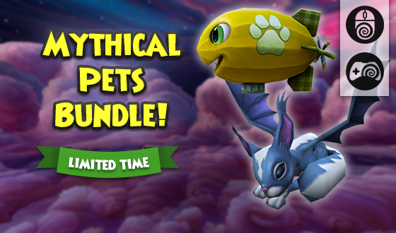 Majestic myths! 👁️

Now through Sunday, January 11th, you can get the Mythical Pets Bundle in the PC and Console Crown Shop! This bundle offers tons of pets perfect for a Conjurer. eu.wizard101.com/game/mythical-… #Wizard101