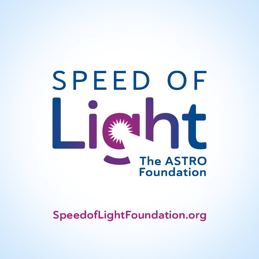 SpeedofLightFdn's tweet image. ICYMI: ASTRO relaunched its foundation!
 
Meet Speed of Light - The ASTRO Foundation, designed to strengthen research collaborations &amp;amp; investments to ensure that promising discoveries move more quickly from concept to patient benefit. 
 
Learn more: SpeedofLightFoundation.org