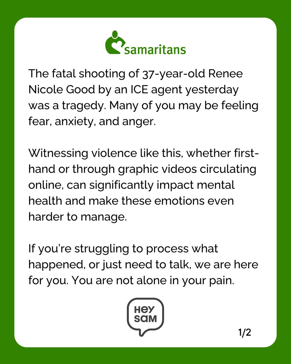 Samaritans, Inc. tweet media