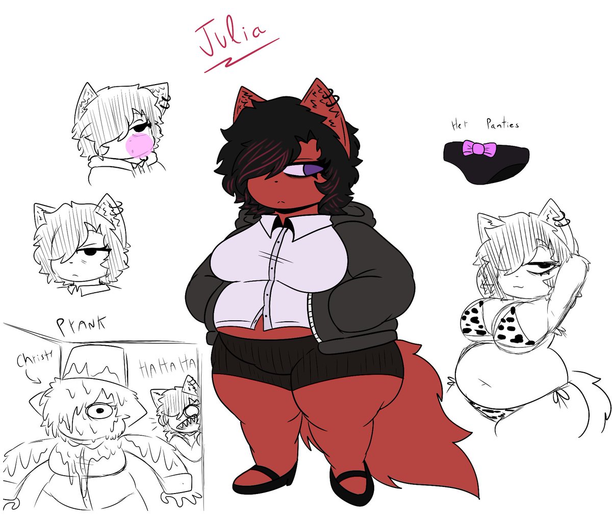 AFemaleClone's tweet image. ! Julia !  
a Clone that hates working, always a lazy cat, doing pranks and loves messing with other workers,