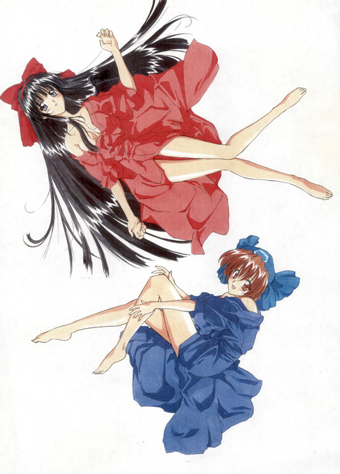 デビュー前 友人に原稿のアシスタント代として
描いたもの コピーが残ってたんだねぇ・・・ 
今見ると恥ずかしいけど(汗) 