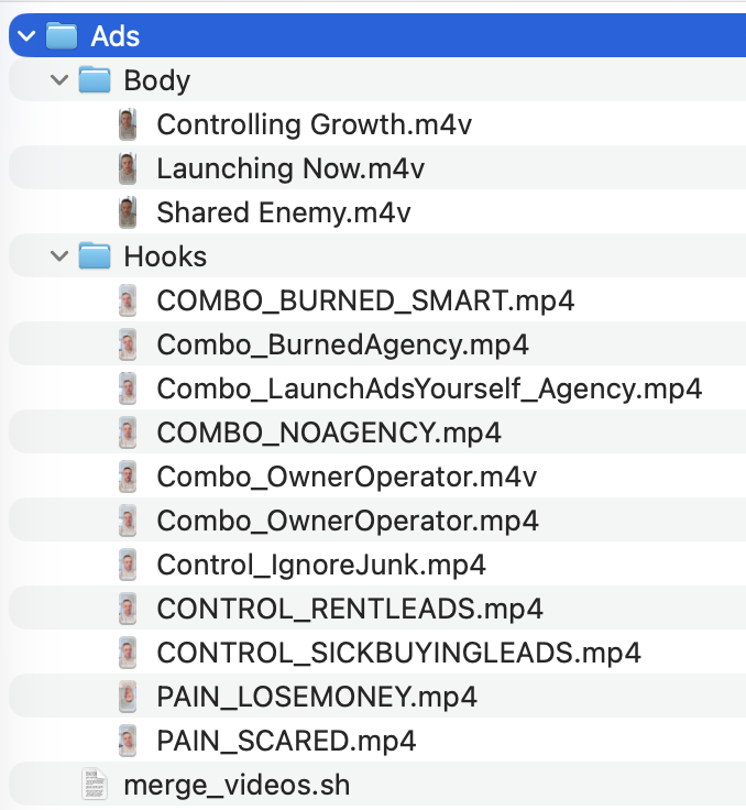 iamBryanSanders's tweet photo. In today's custom tool build... 

a nice script that merges hooks with body content for video ideas. record a few here... record a few there... boom

no more mindless editing https://t.co/dV9X0eFAmo
