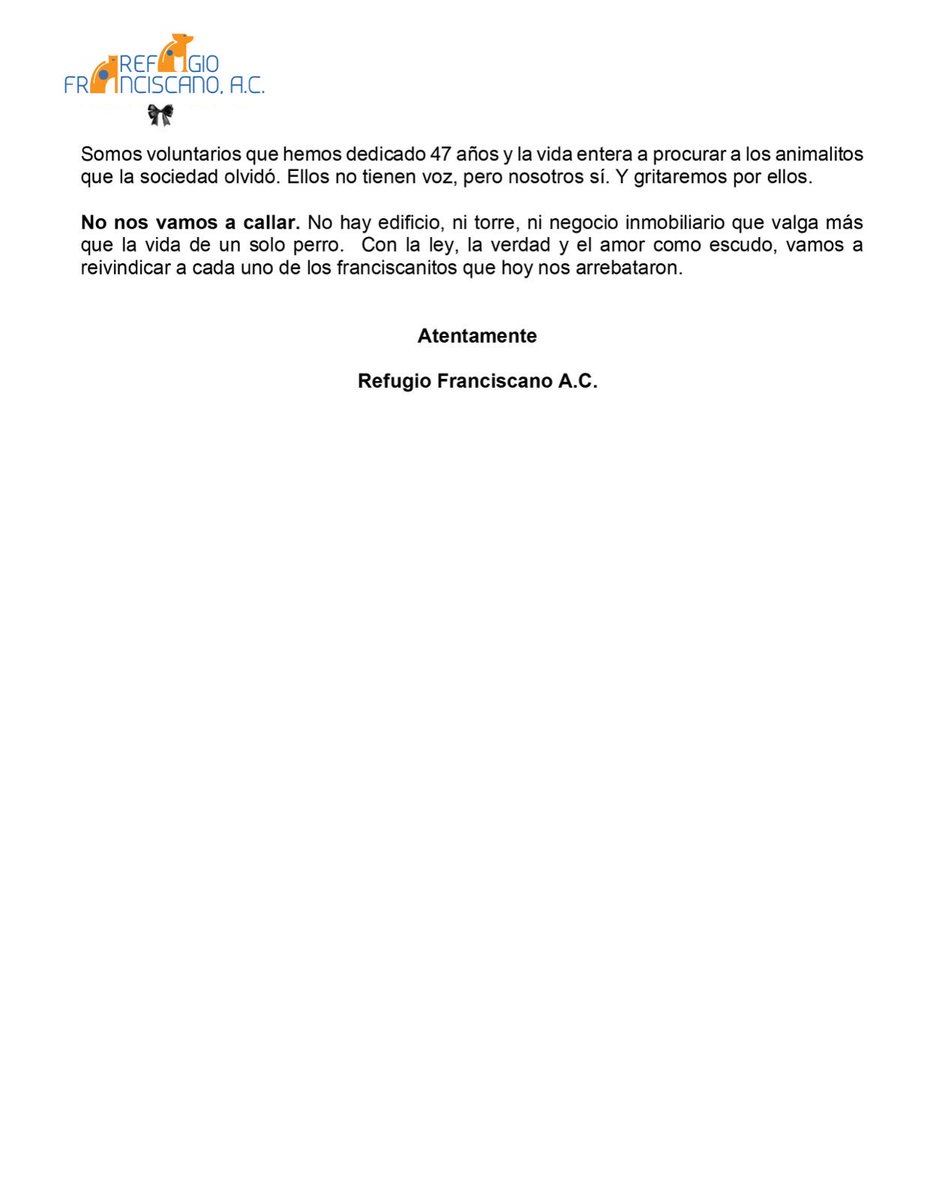 REFUGIO FRANCISCANO AC (@ref_franciscano) on Twitter photo 