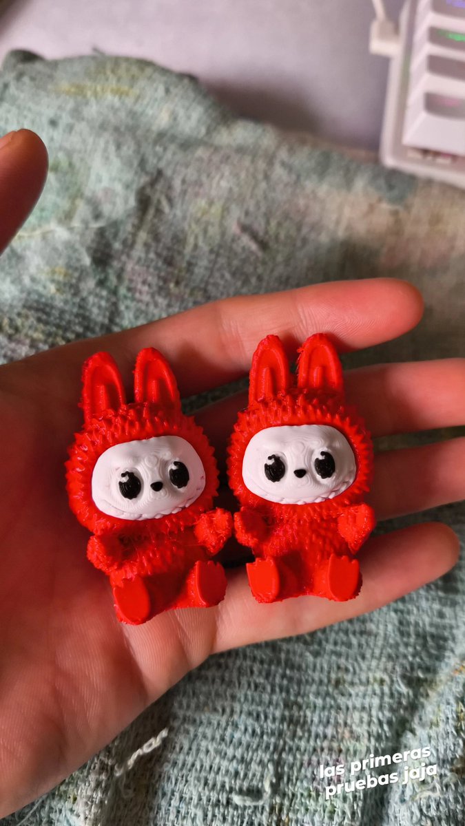 ATSauerBS's tweet image. Las primeras pruebas con los labubu