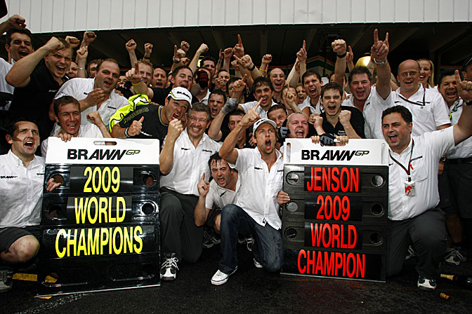 To date, Brawn GP is the only team in history to have won every drivers' and constructors' championship in which it has competed