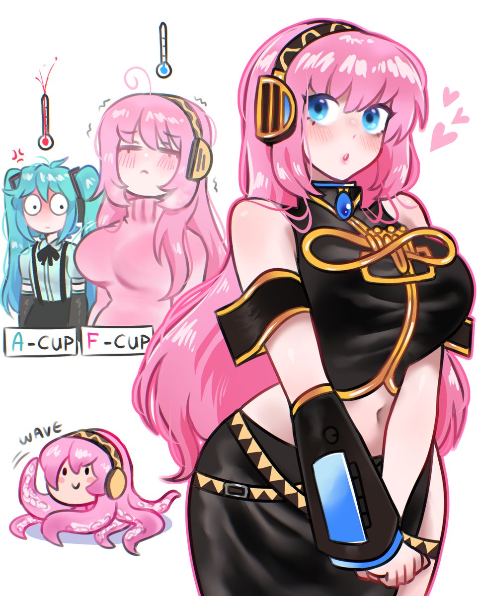 Osulight's tweet image. Luka vocaloid!!! 🩷