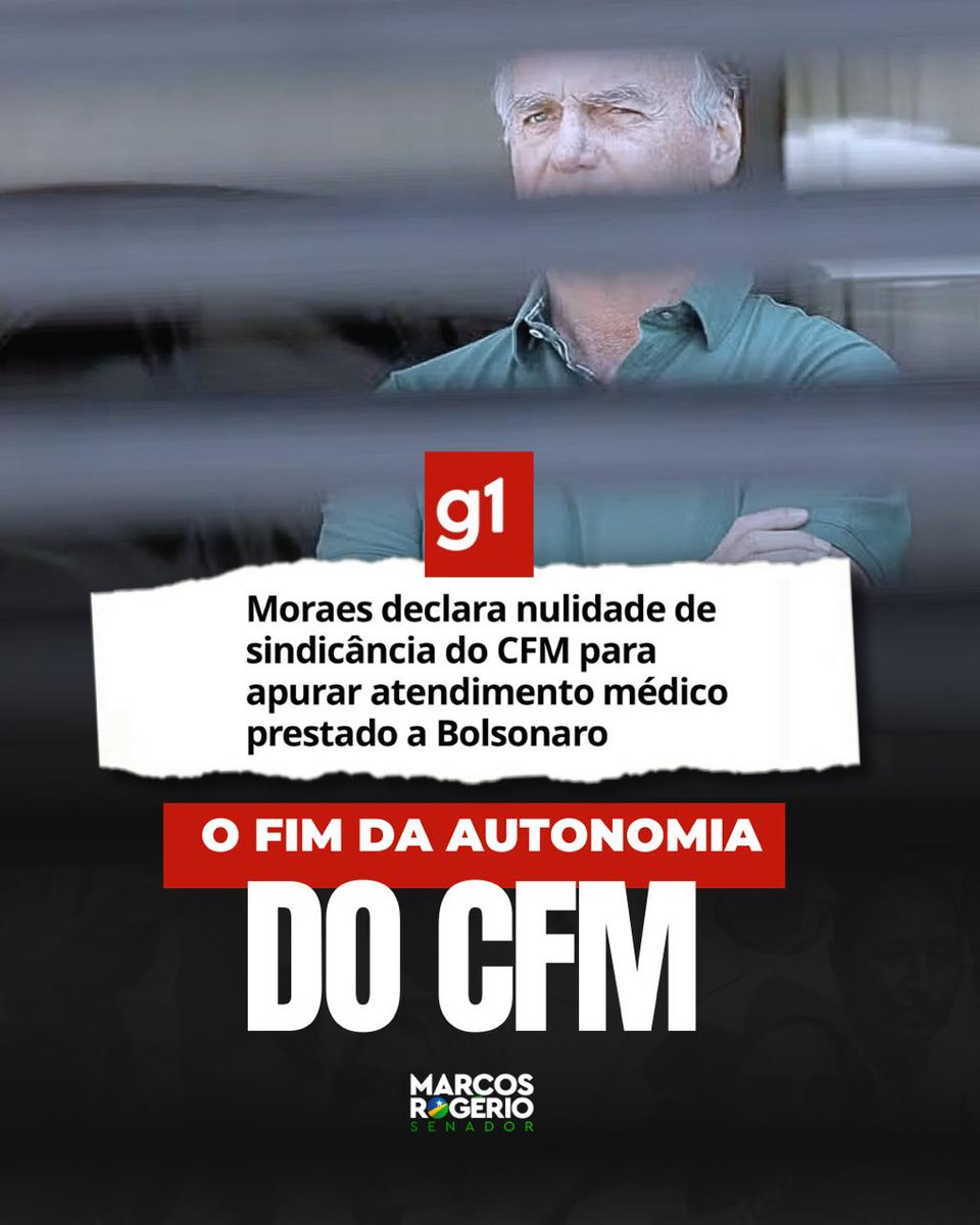 É grave a decisão do ministro Alexandre de Moraes. 

O STF invade competência exclusiva de um conselho de classe. A abertura de sindicância não é ato político, mas procedimento técnico e legítimo para defesa das prerrogativas da medicina.