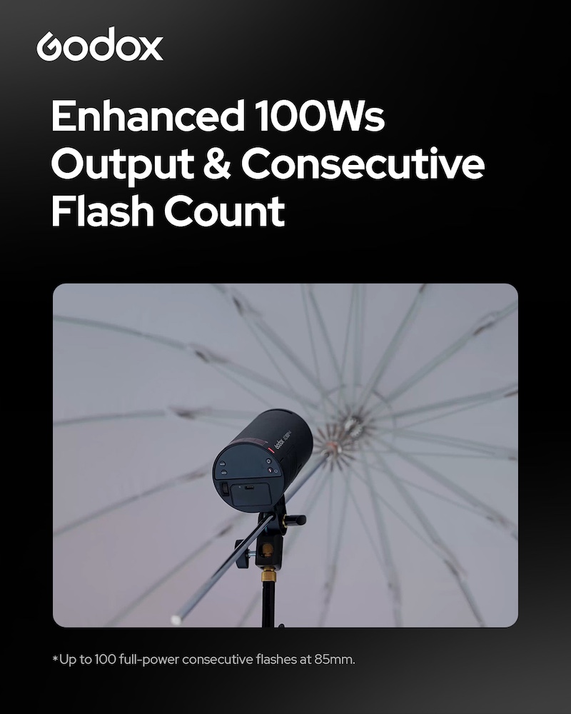 Godox has updated their smallest/pocket AD100 Pro series flash to Mark II:
photorumors.com/2026/01/08/god…