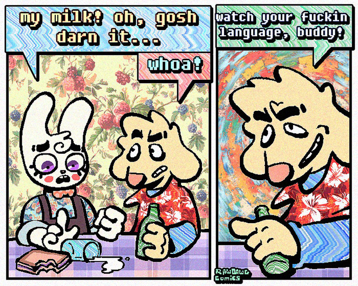 rawdawgcomics's tweet image. The obscenity