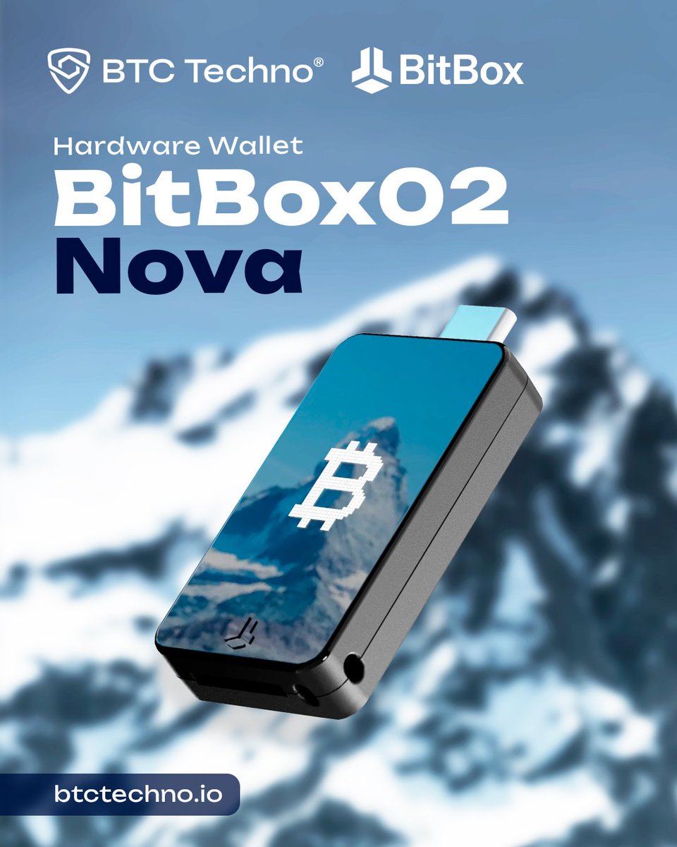 btctechno's tweet image. ¡Grandes noticias en este inicio de 2026!🌟

La #BitBox02, una hardware wallet de la reconocida empresa Shift Crypto AG🇨🇭(@BitBoxSwiss), se suma a la familia de productos de BTC Techno®🥳

En su modelo #Nova MultiEdition llega el mejor estándar de seguridad para tus criptos
🧵