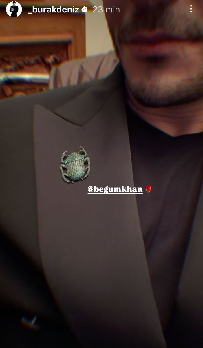 Sahsu_'s tweet image. Nos encanta el detalle 🪲🫶🏻💫
#BurakDeniz 
#BurakDenizAward2025