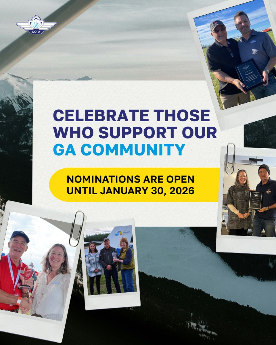 Celebrate the heartbeat of GA in Canada by submitting a nomination for a COPA Award! 🏆 

Make sure to submit soon as nominations close on Jan. 30! 📆 

To find out more visit: copanational.org/2026-copa-awar…