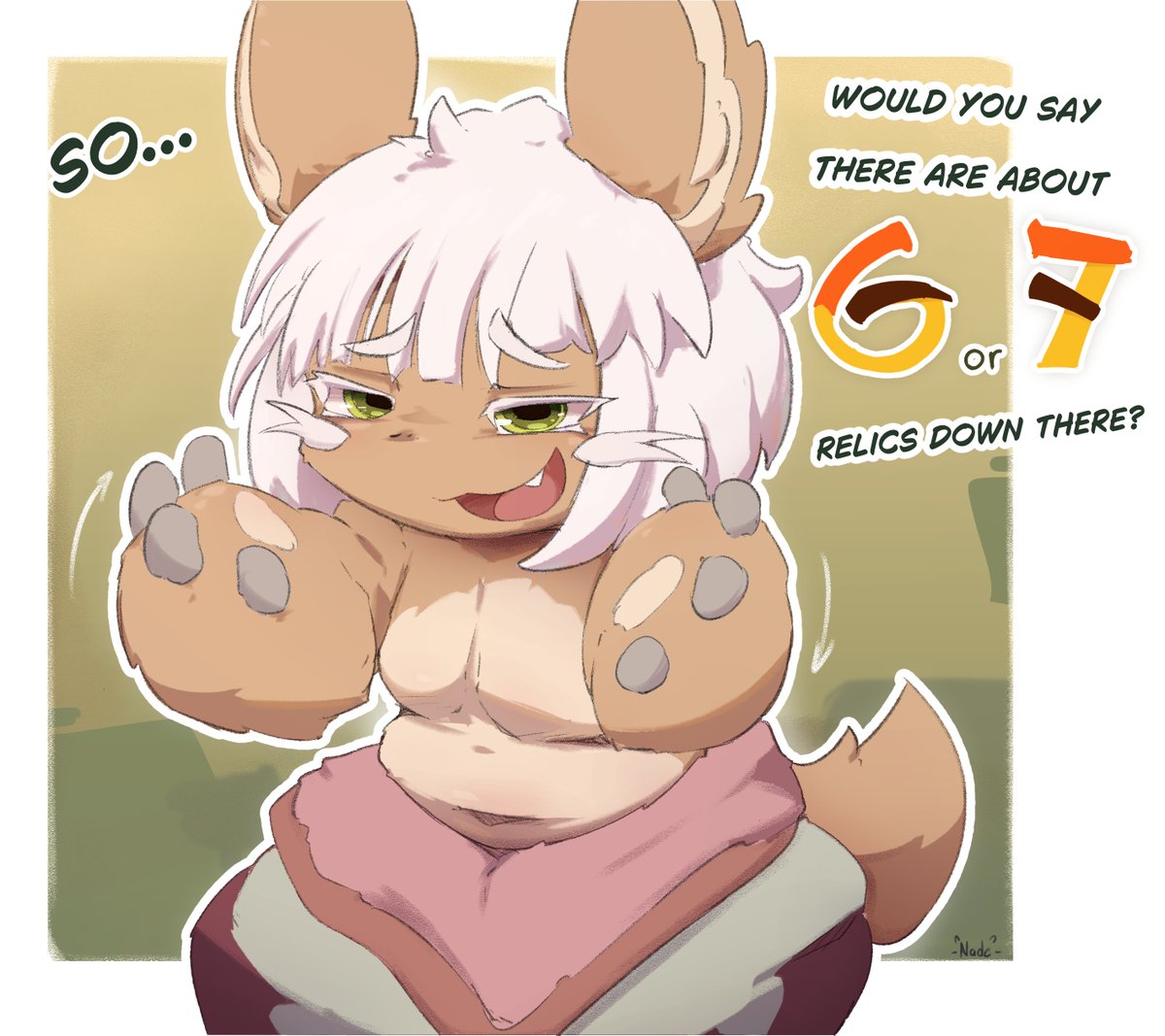 Funny Nanachi 67 meme~ 🐇💢
#ナナチ #メイドインアビス