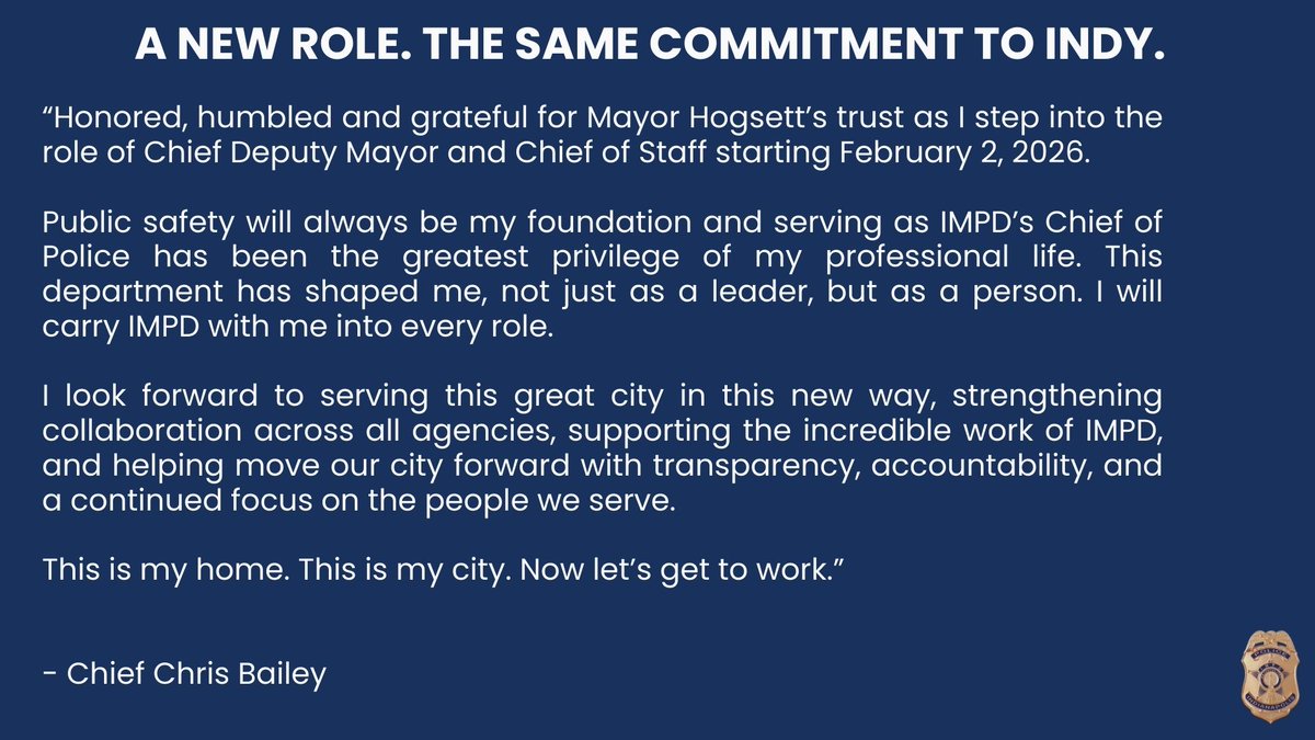 IMPD_Chief's tweet image. 