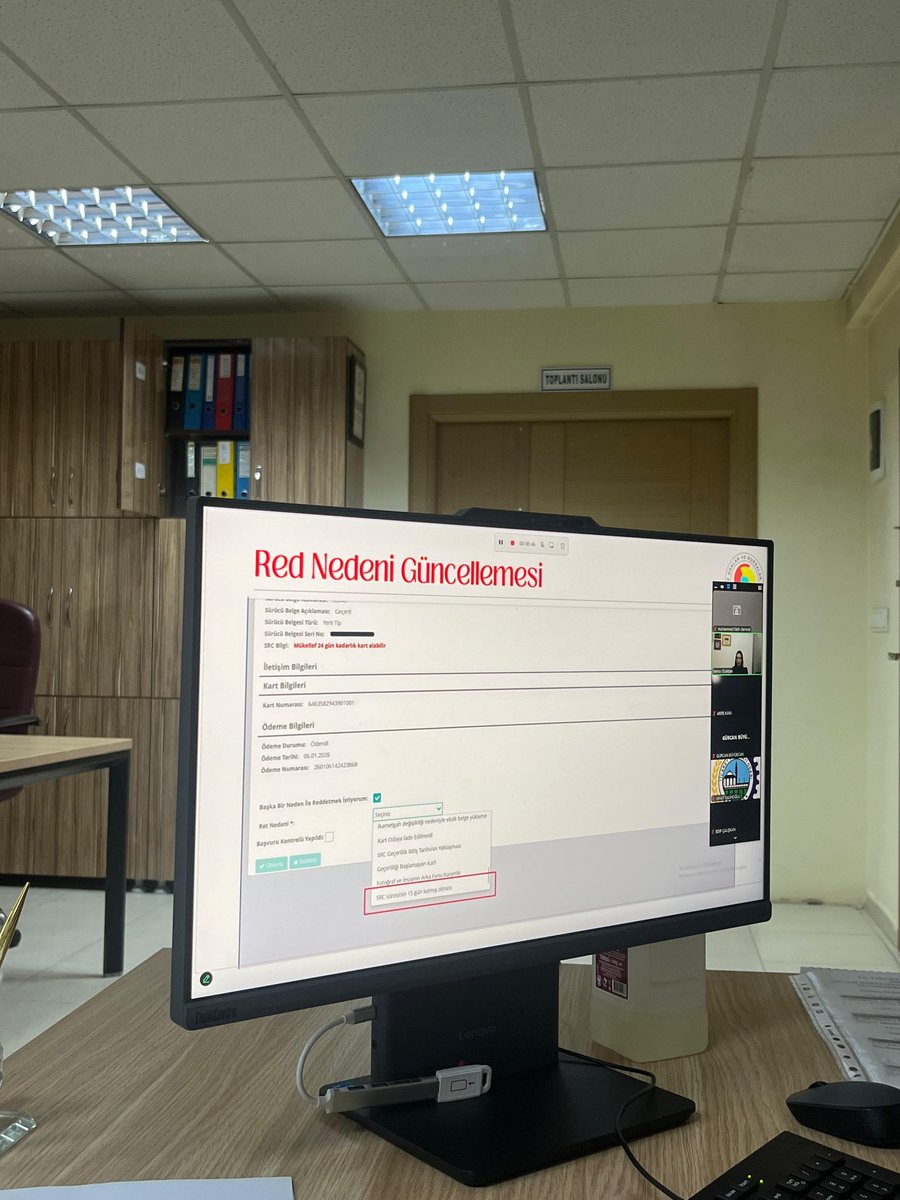 Sayısal Takoğraf (Dijital ehliyet) eğitimine webinar yöntemi ile Odamız personelleri M.Fatih Demiral ve   A.Hakan Doğanay katıldı.08.01.2026