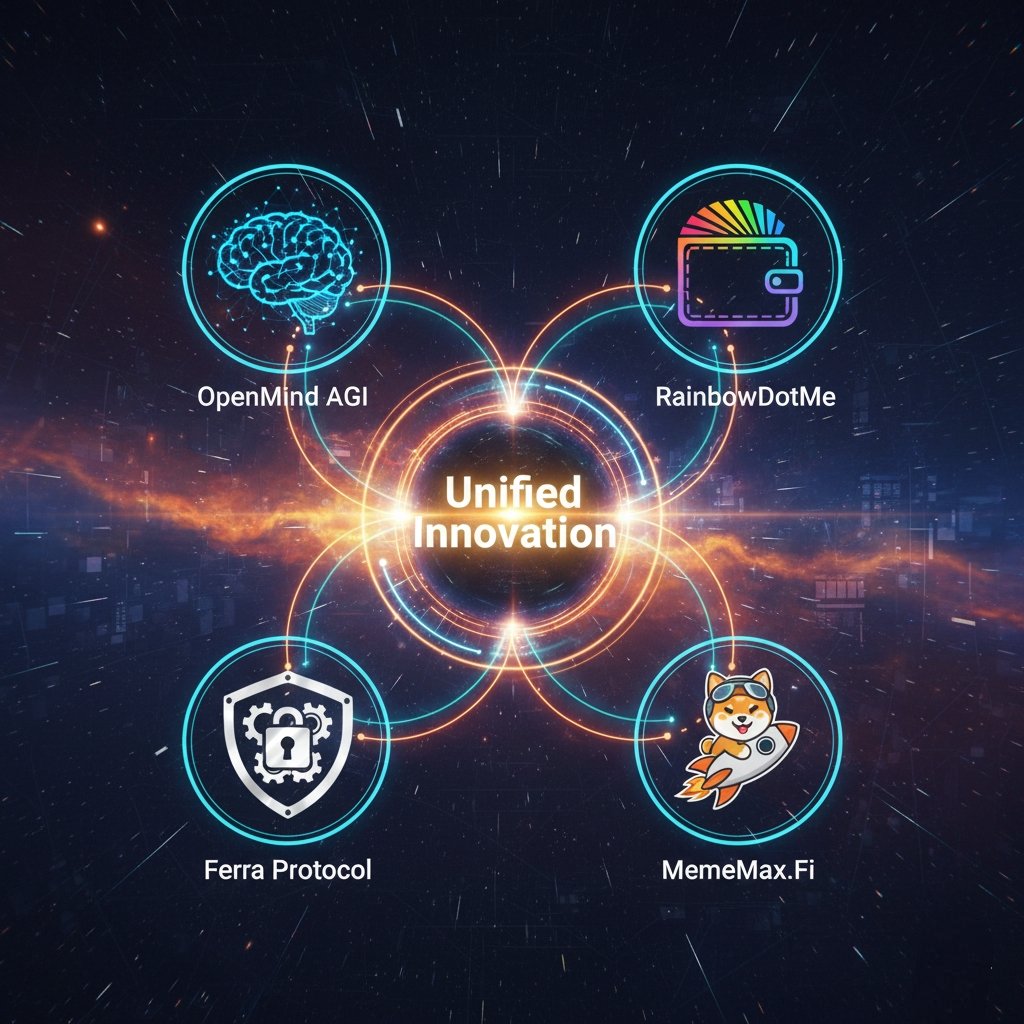 jeckrider69's tweet image. Good Night CT 💤  

It’s amazing to see how the synergy between @openmind_agi, @rainbowdotme, @ferra_protocol Protocol, and @MemeMax_Fi  is shaping the future of Web3. By combining advanced AI intelligence with secure infrastructure and seamless user access, these projects are…