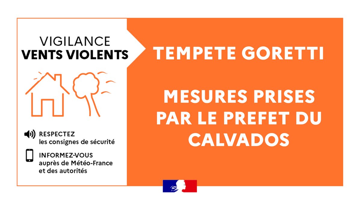 Image de Préfet du Calvados - 🟠 #TempeteGoretti dans le #Calvados 🟠

L’arrivée de la tempête #Goretti sur les côtes de la #Manch