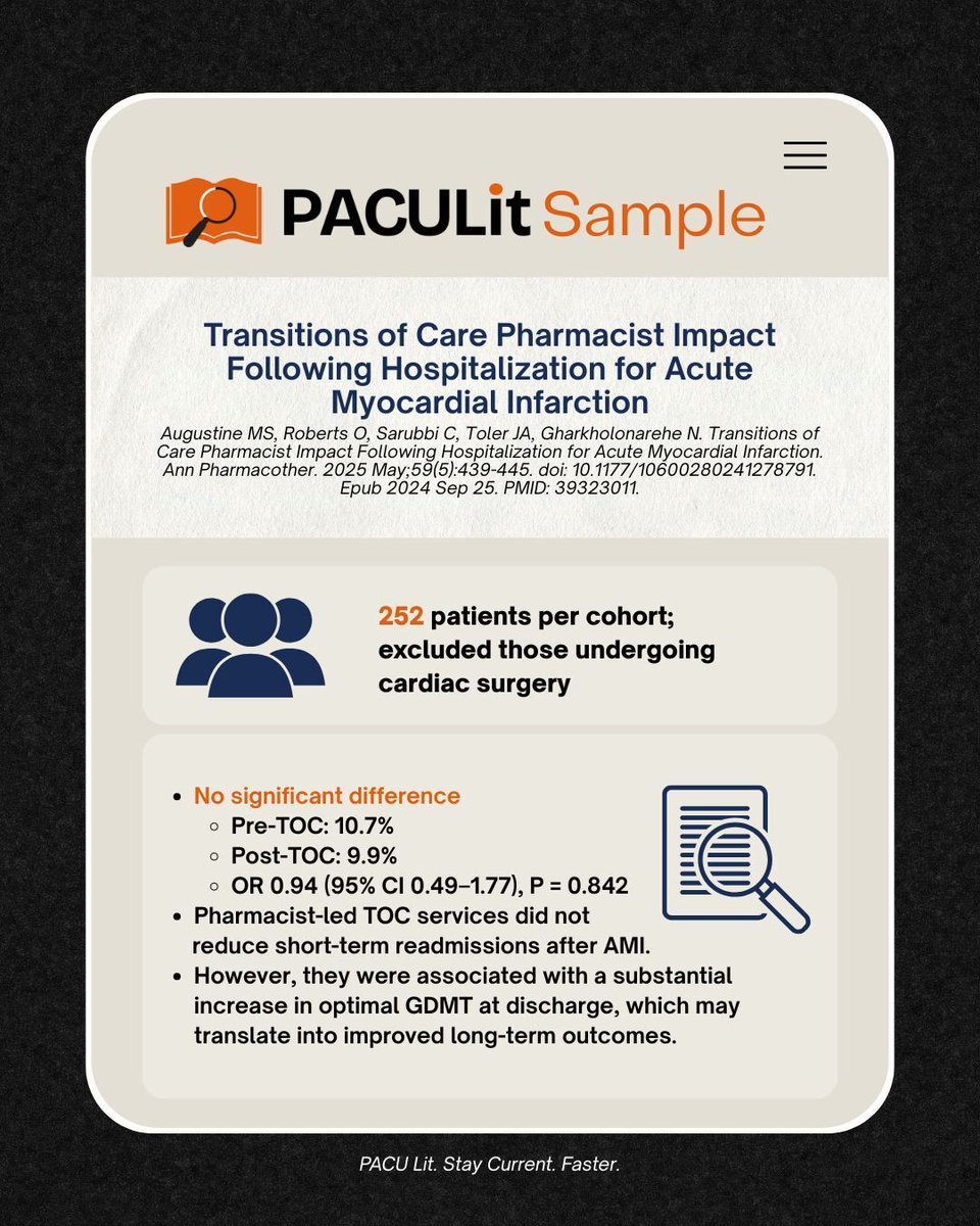 Pharmacy & Acute Care University tweet media
