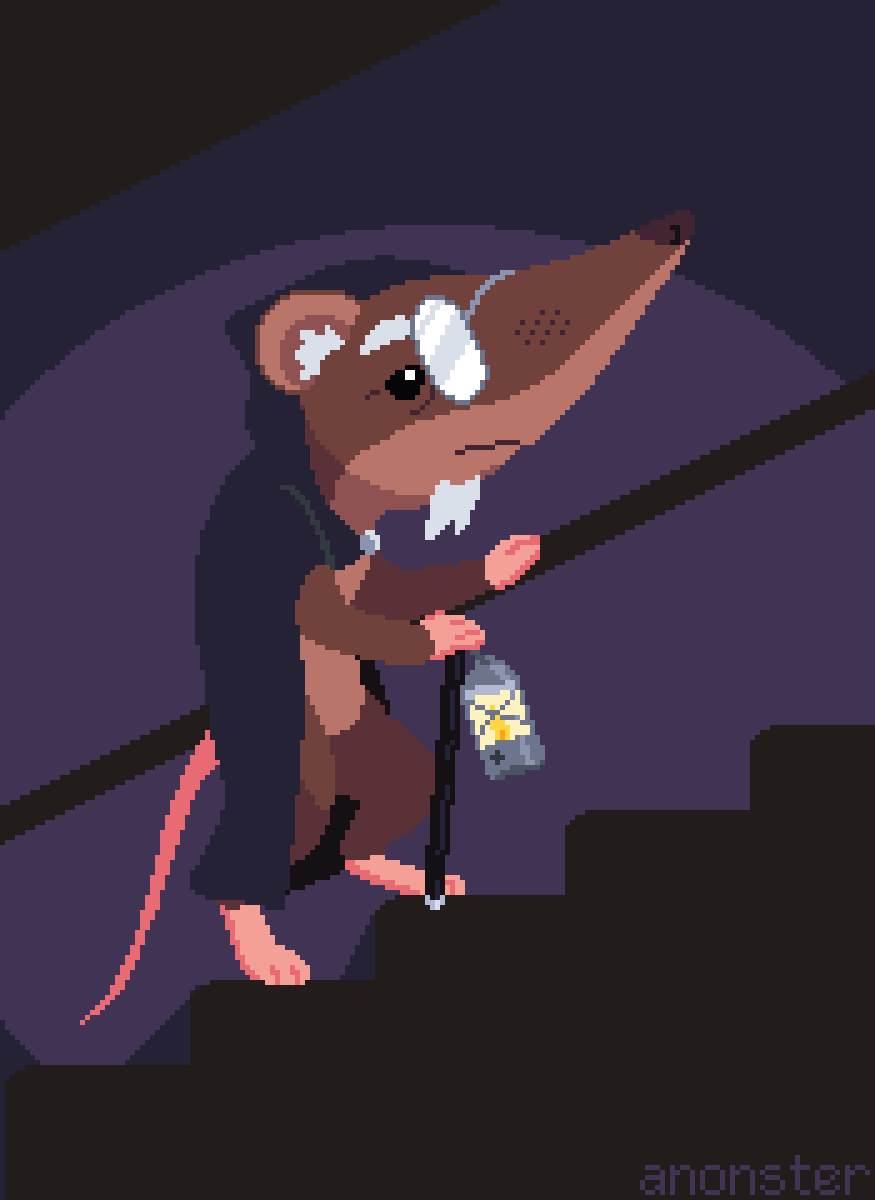 anonstero's tweet photo. This old shrew is a lighthouse keeper, and the very loneliest of creatures in the universe https://t.co/8Fvezqckgf
