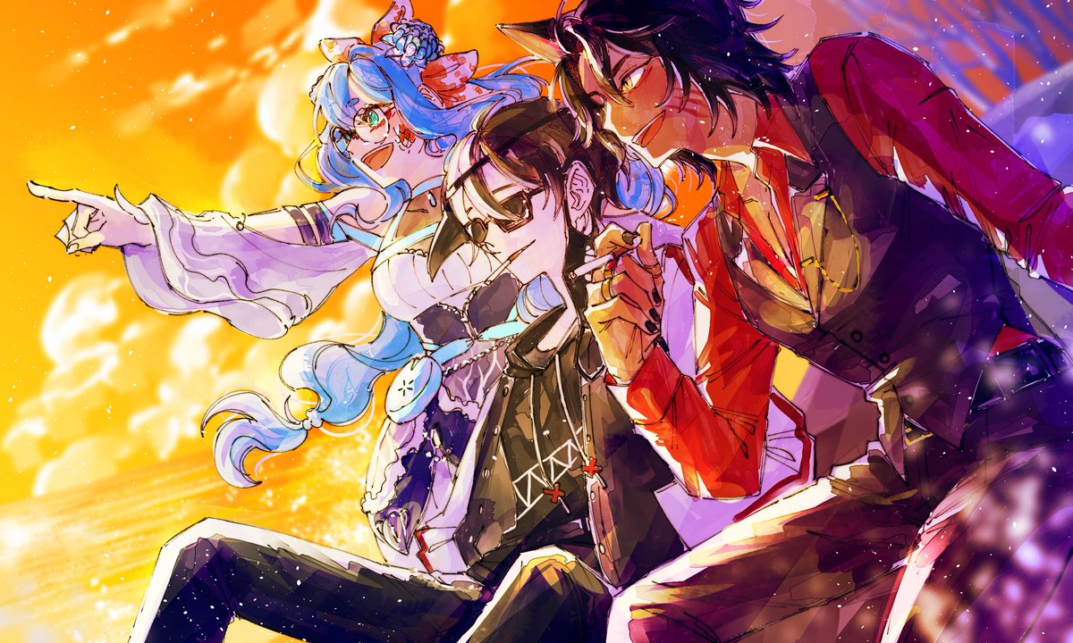 just a dog and her two dads 🥹

🎨 _Aki_1017

#lucksshiart #TaigaIllust #VoidArt #VTRP