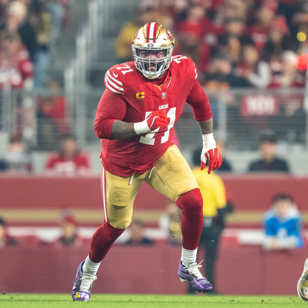 Chase_Senior's tweet image. Offensive tackles matter. 

The 49ers since 2020:
- With Trent Williams: 61-32
- Without Trent Williams: 4-13

The Eagles since 2013
- With Lane Johnson: 110-57-1
- Without Lane Johnson: 18-27

#49ers #Eagles