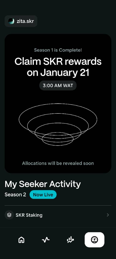 Not staking $SKR on day 1 will haunt some people 😮‍💨

<a href="/solanamobile/">Seeker | Solana Mobile</a> cooked with Season 1

Season 2 is even better:
-less tx gaming
 - more real usage 

I’m in.
<a href="/solana/">Solana</a> remains the standard