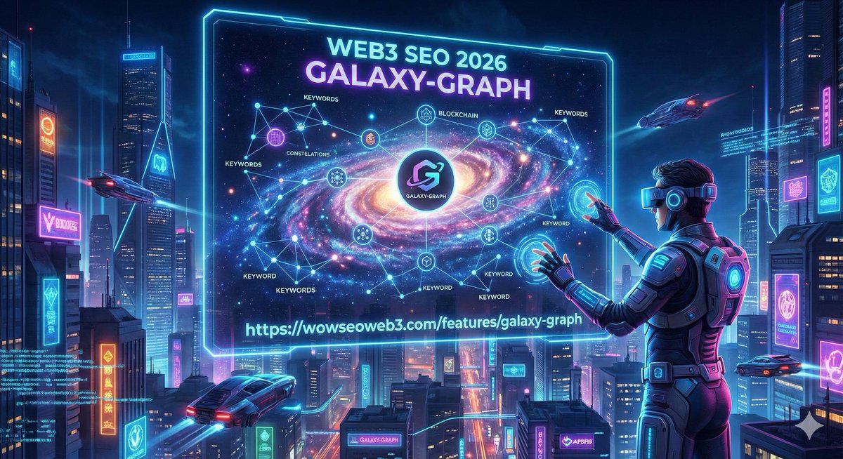 wowseoweb3's tweet photo. ¡Emocionado de compartirles sobre Galaxy-graph, una nueva y potente herramienta para el SEO en Web3! Esta plataforma está diseñada para optimizar tu presencia online en el universo descentralizado, ayudándote a destacar entre la multitud.#Web3SEO #GalaxyGraph #OptimizaciónWeb3 https://t.co/pGD4CfMyoo