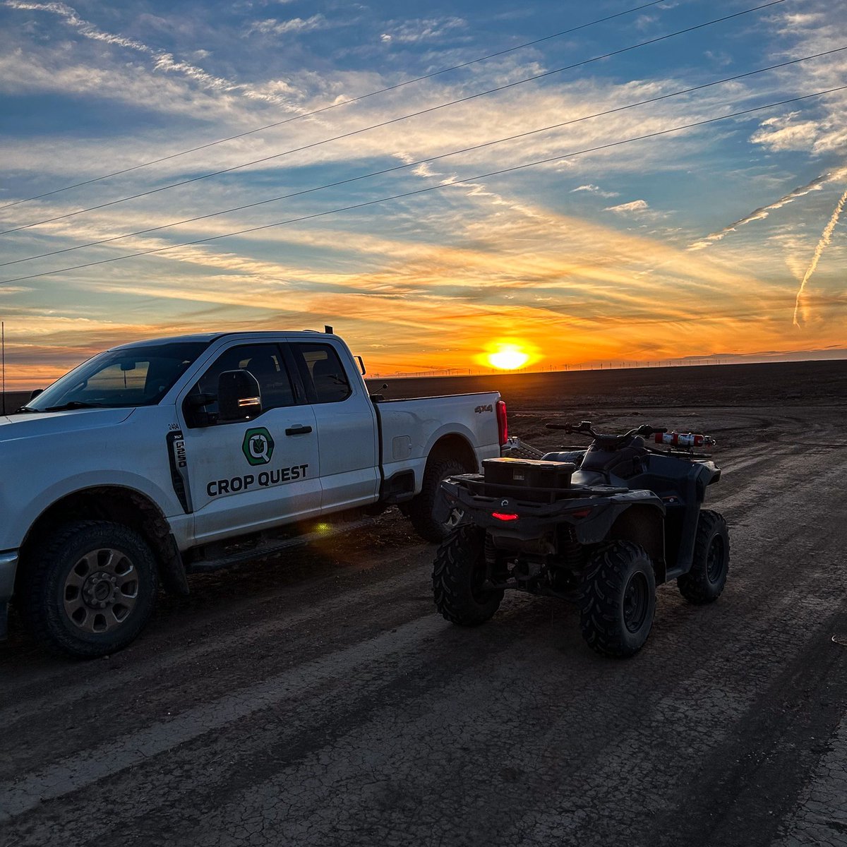 Last night’s view, thanks to Erik in our Montezuma Division.
Getting fields sampled before weather moves in this week.