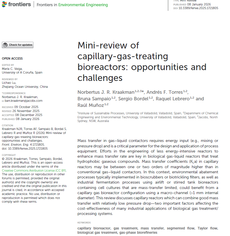 New paper accepted at Frontiers in Environmental Engineering

Take a look at:

Mini-review of capillary-gas-treating bioreactors: opportunities and challenges

…-microalgaeresearchgroup.blogspot.com/2026/01/blog-p…