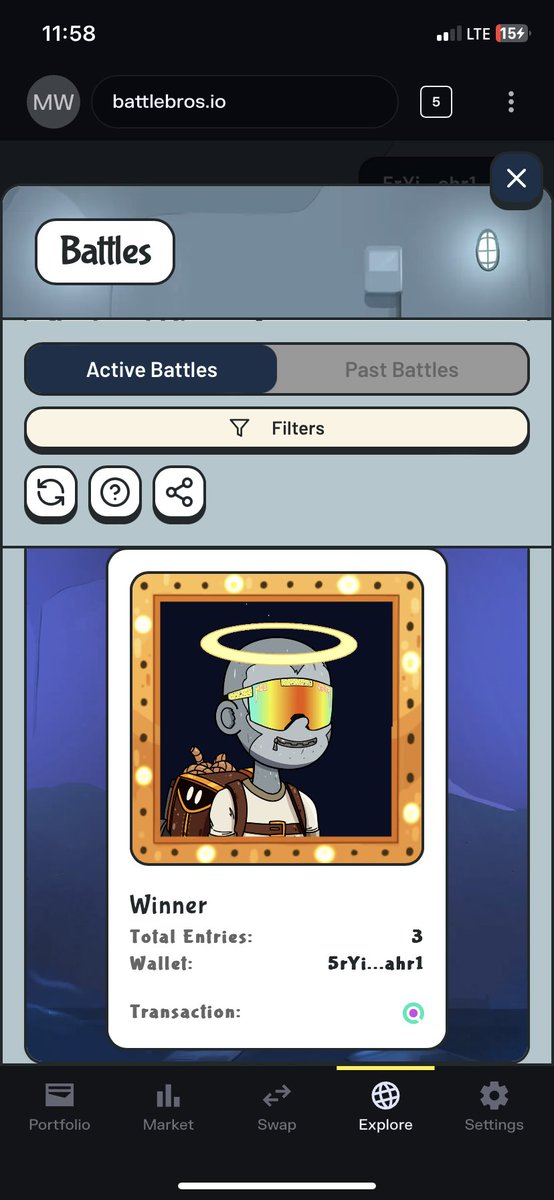 StickerzNFT83's tweet photo. 🚨 PUBLIC SERVICE ANNOUNCEMENT

I’m up 1.2 SOL just today because of @BattleBrosClub !! 

BACK TO BACK WINS! 

#DontFade https://t.co/FDLgI3iMgH
