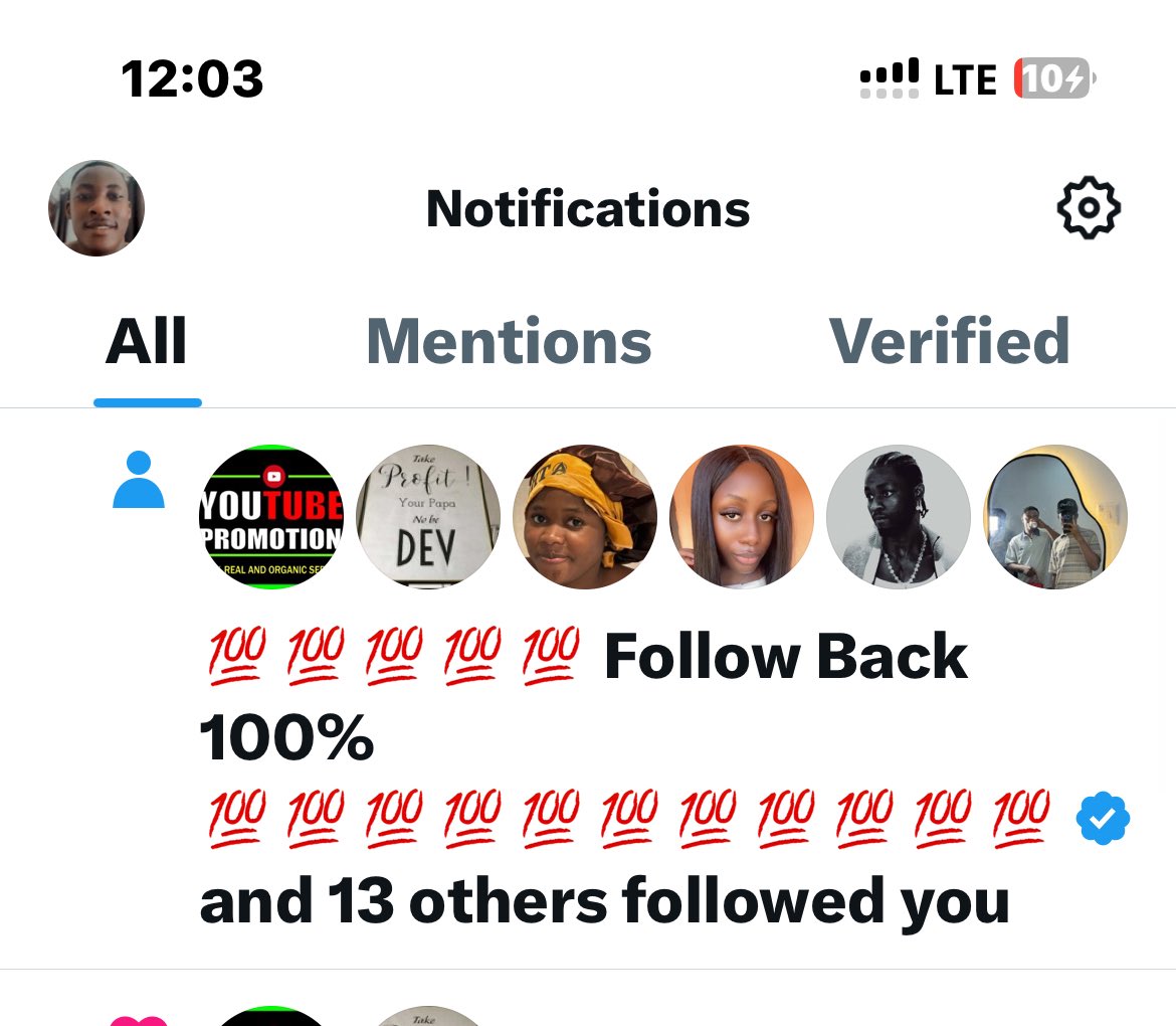 BiiggSteve's tweet image. Following everyone back 

Let’s be mutual and grow together