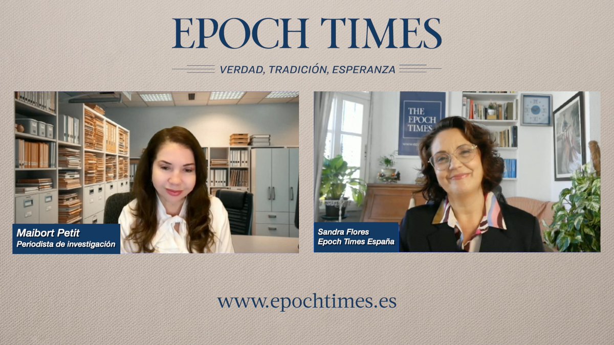 EpochTimesEsp's tweet photo. 🔵 Sandra Flores, directora de Epoch Times España entrevista a @maibortpetit, periodista de investigación, sobre la crisis en Venezuela 👉 https://t.co/vzmsTMloXO La entrevista analiza dos escenarios abiertos: los juicios contra Maduro en Nueva York y el gobierno provisional encabezado por Rodríguez en Caracas, como posible vía hacia una transición pacífica hacia la democracia. Pero, ¿qué papel ha jugado España? 
También en Ivoox: https://t.co/12N0btzeth