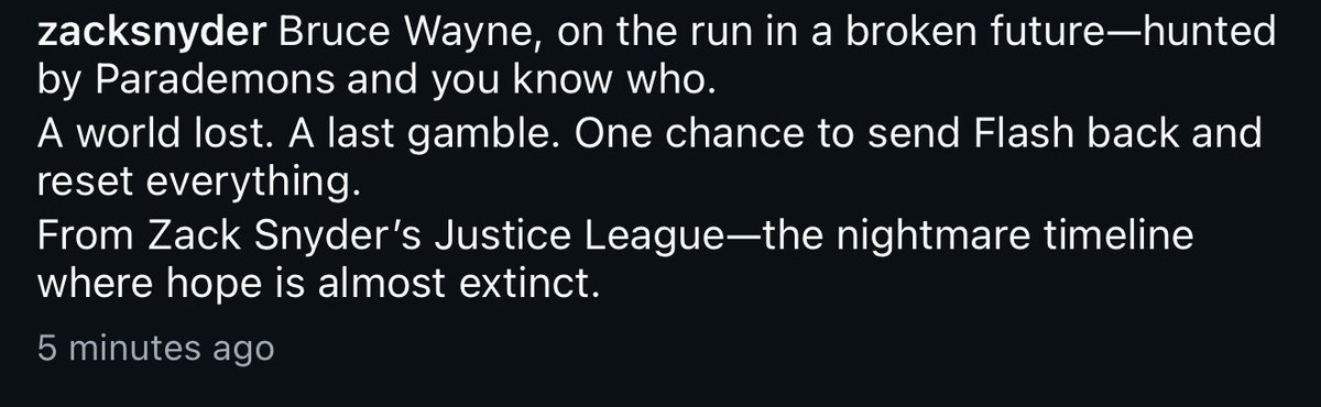 BatfleckMovie's tweet image. Zack Snyders new Instagram post of Ben Afflecks Batman!!!! 
#RestoreTheSnyderVerse