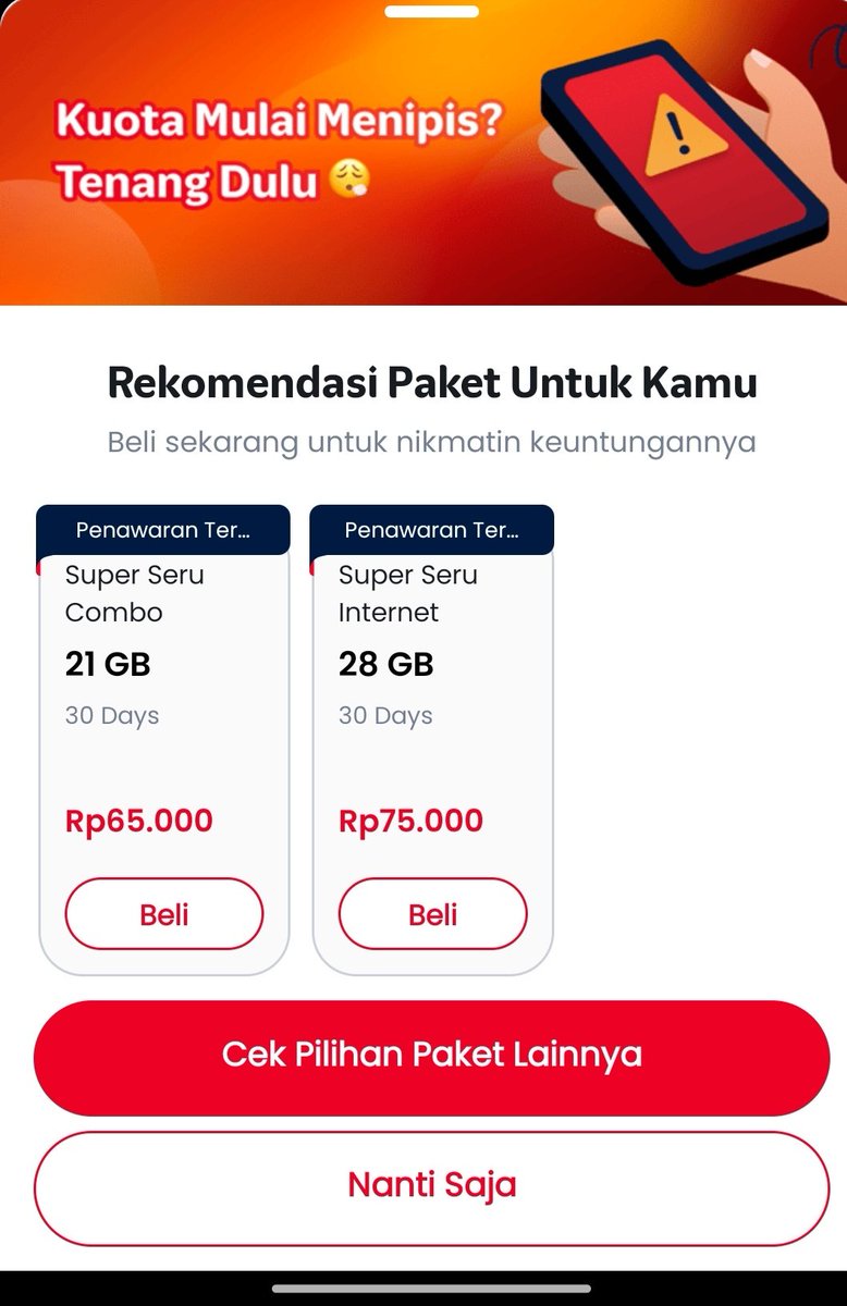 worldof_amay's tweet photo. @tanyarlfes Apalagi @Telkomsel ga ngotak bgttt https://t.co/g1evos6k5Z