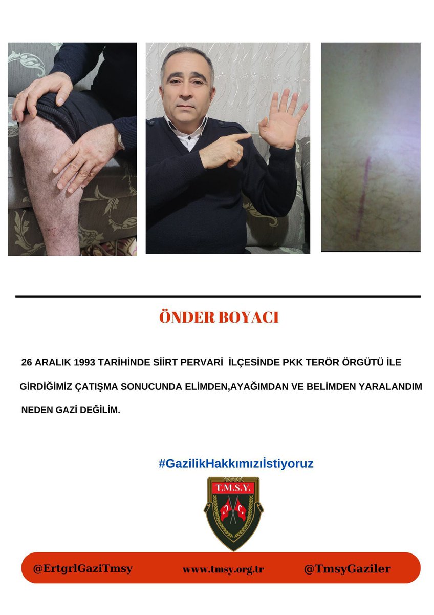 <a href="/celebimehmeta/">Mehmet Ali Çelebi</a> Gazilik mücadelemizde yanımızda durarak bizlere moral veren Sn.<a href="/celebimehmeta/">Mehmet Ali Çelebi</a> vekilimize teşekkür ederiz. Desteğiniz kıymetlidir.

#GazilikHakkımızıİstiyoruz
<a href="/RTErdogan/">Recep Tayyip Erdoğan</a>
<a href="/MahinurOzdemir/">Mahinur Özdemir Göktaş</a>
<a href="/drbetulsayan/">Dr.Betül Sayan Kaya 🇹🇷</a>
<a href="/hulusiakarmedya/">Hulusi AKAR</a>
<a href="/kocakkonuralp/">Konur Alp Koçak</a>
<a href="/dtcuneytaldemir/">Dt. Cüneyt Aldemir 🇹🇷</a> vn
<a href="/ztarikdaroglu/">Zafer TARIKDAROĞLU</a>