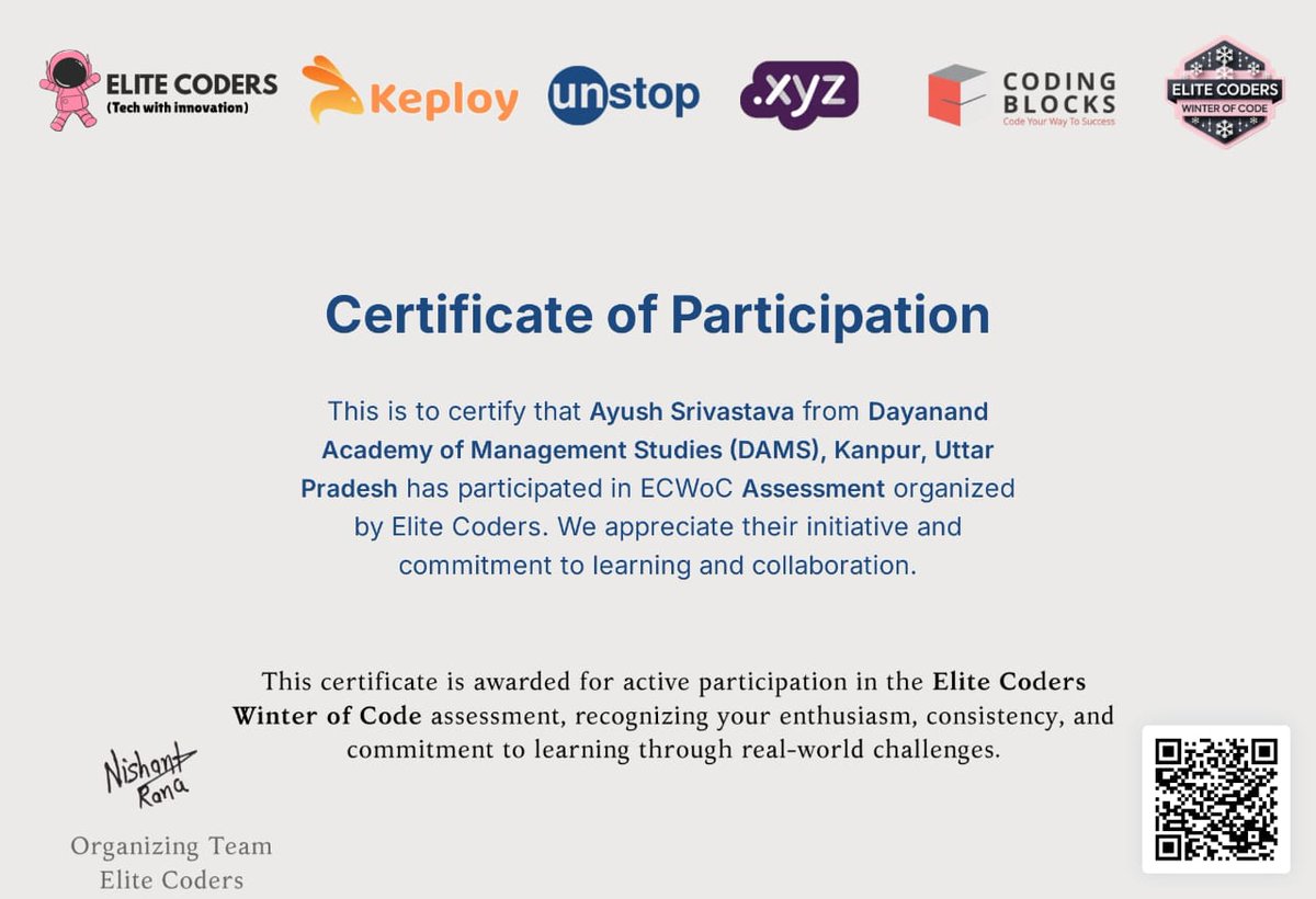 Ayush Srivastava tweet media