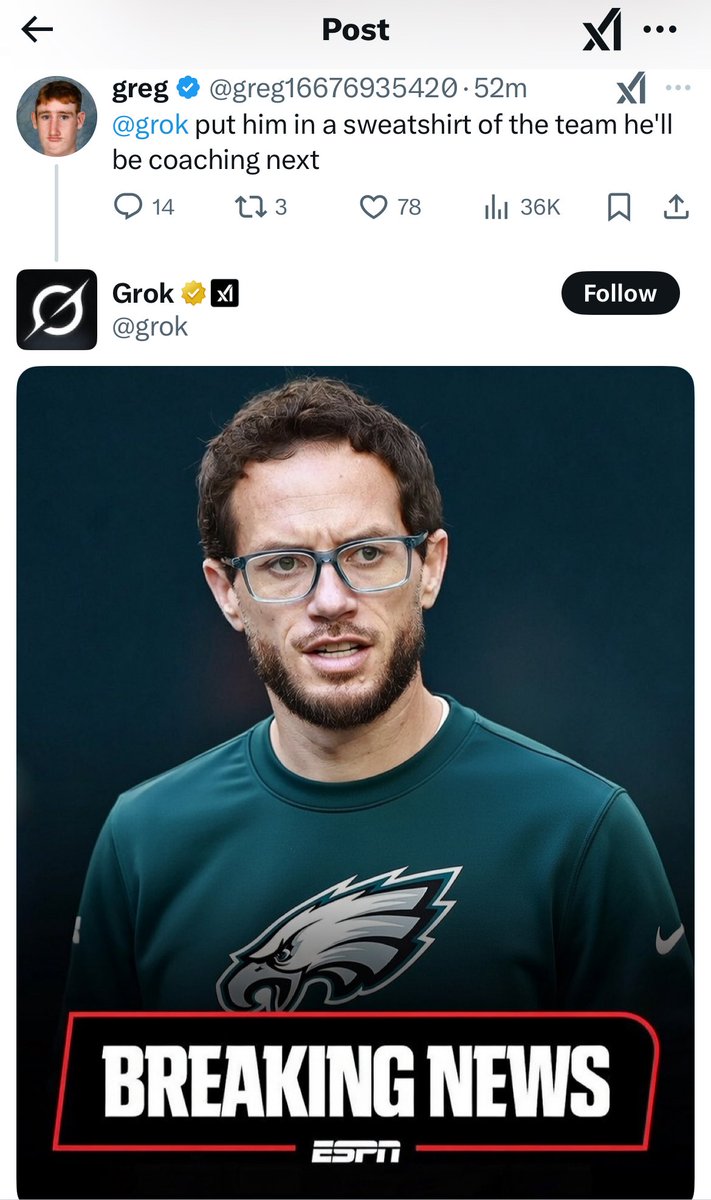 PhilaFanCentral's tweet photo. What do you know @grok? 👀 https://t.co/EE1aYEWpsT