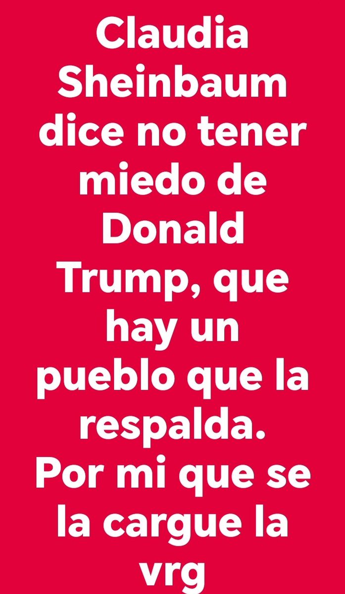 Por mi también, estoy totalmente de acuerdo.
C.c.p La TÍSICA LITUANA-BULGARA <a href="/Claudiashein/">Claudia Sheinbaum Pardo</a>