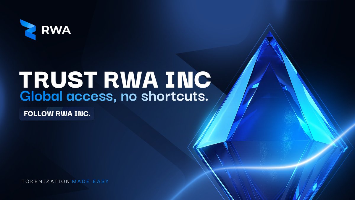 RWA_Inc_'s tweet image. Looking for something special?

Working with experienced partners, operating inside clear regulatory frameworks, and designing structures that can scale beyond a single market or cycle… that’s RWA Inc.

We’re building quietly, with long-term execution in mind.

Follow along.…