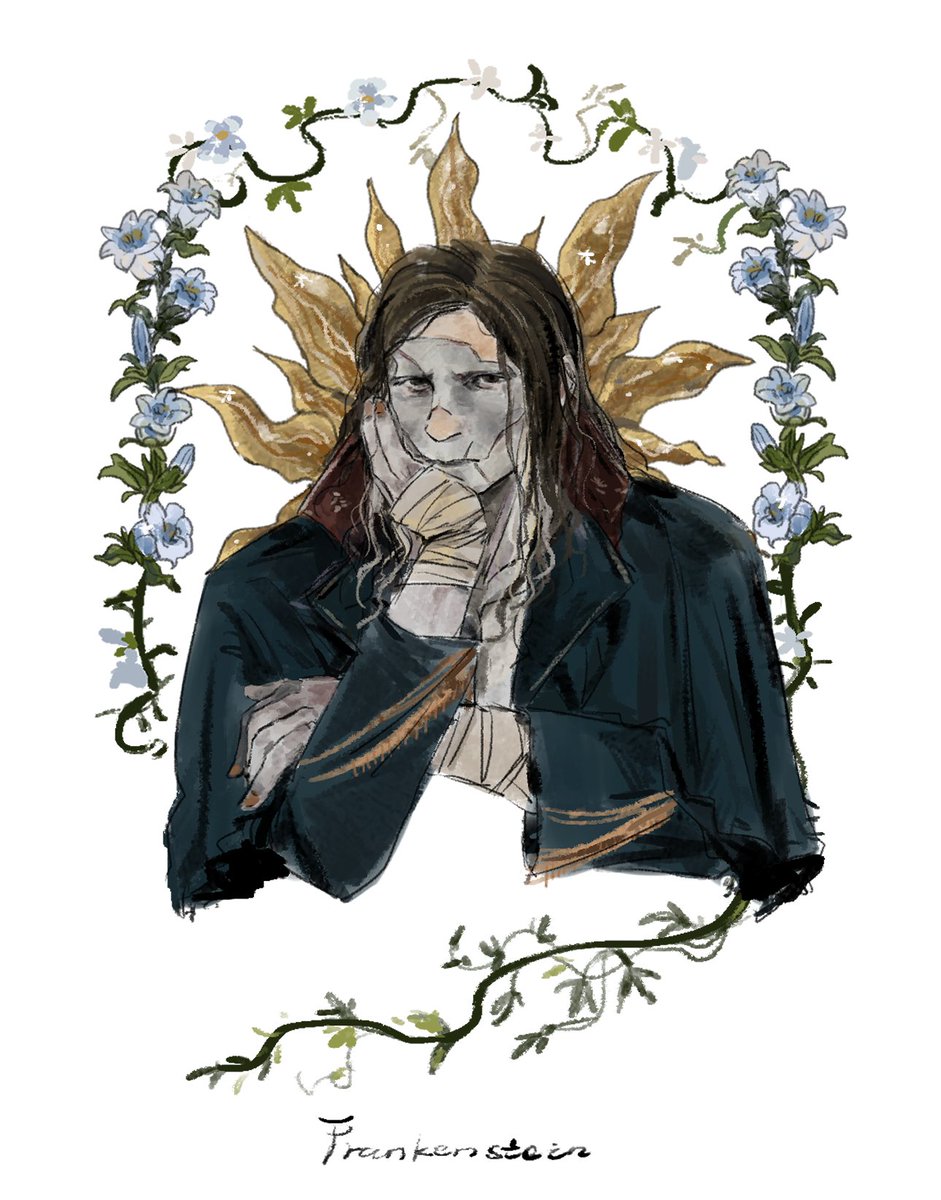 wu_yexi's tweet image. #Frankenstein 
Really want that tote bag from the LA Exhibition, but I couldn't go there just too far away, so I drew this and try to make one haha😋💖.