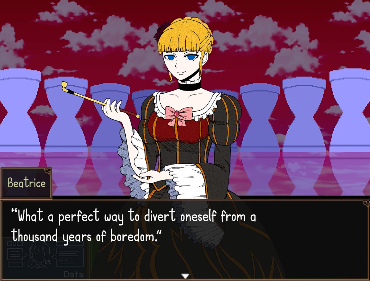 oblivious_shake's tweet image. Beatrice in the YTTD Style #うみねこFA #キミガシネ