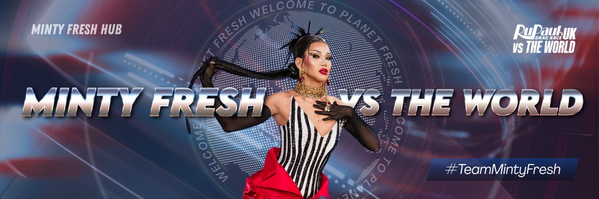 mintyfreshhub's tweet image. The Future has come!

As a new chapter unfolds, we stay #TeamMintyFresh 🌏⚔️ Feel free to use this banner and show your support!

#DragRaceUK #DRUK #UKvsTW #TheFutureIsFresh #MintyFreshVSTheWorld