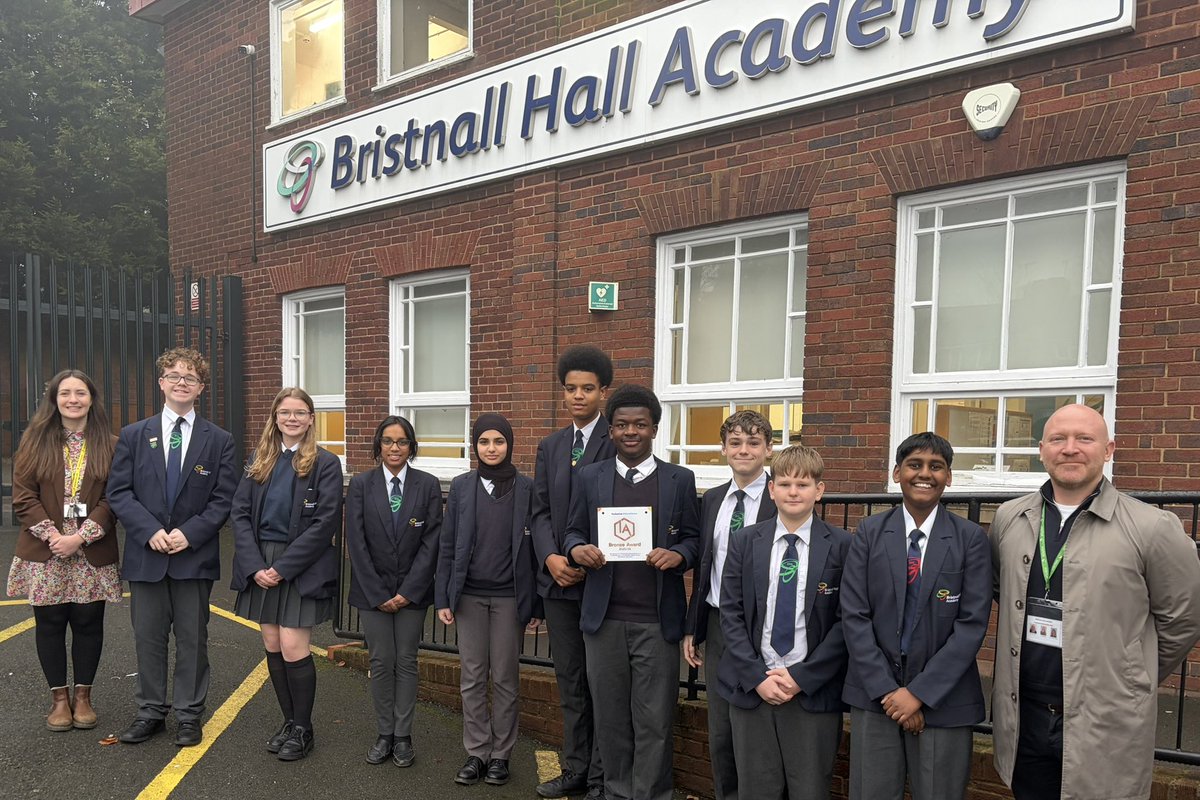IncAttendance's tweet photo. Congratulations @BHallAcademy on achieving the Bronze Inclusive Attendance Standard!

A powerful, child-centred, whole-school approach:
✅ Embedded attendance pedagogy
✅ Strong culture &amp; professional learning
✅ Evidence-based, long-term strategy

Onwards to Silver @MrsLSimcock https://t.co/ZGSrd2AtoH