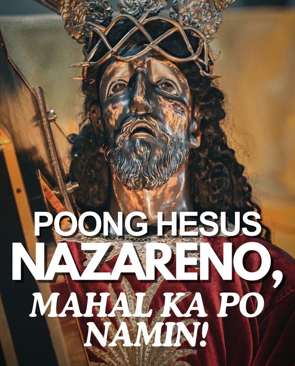Poong HESUS NAZARENO, mahal ka po namin! ❤️

#WalangHanggangPasasalamat #NPJN #HappyFiesta #QuiapoDay #Traslacion2026 #ThankYouJESUS 

📸 Jahbee Cruz