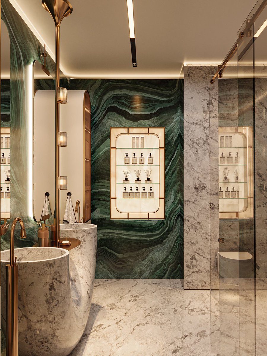 Master bedroom bathroom 🔥#banyo #bathroom #safakcak #interiordesign #dreambathroom