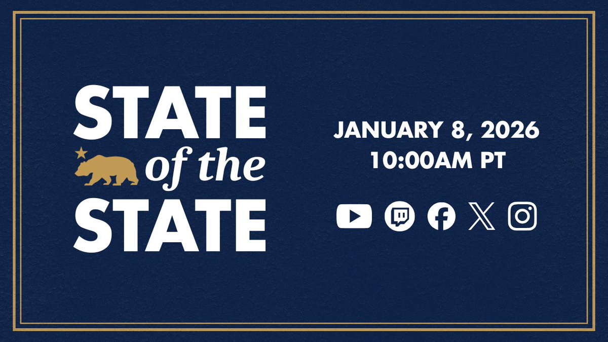 Governor Gavin Newsom tweet media