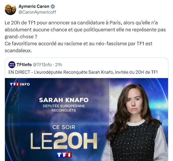 __Lucide's tweet image. Quand TF1 invite quelqu’un que les Français écoutent, LFI appelle ça du fascisme : classique.