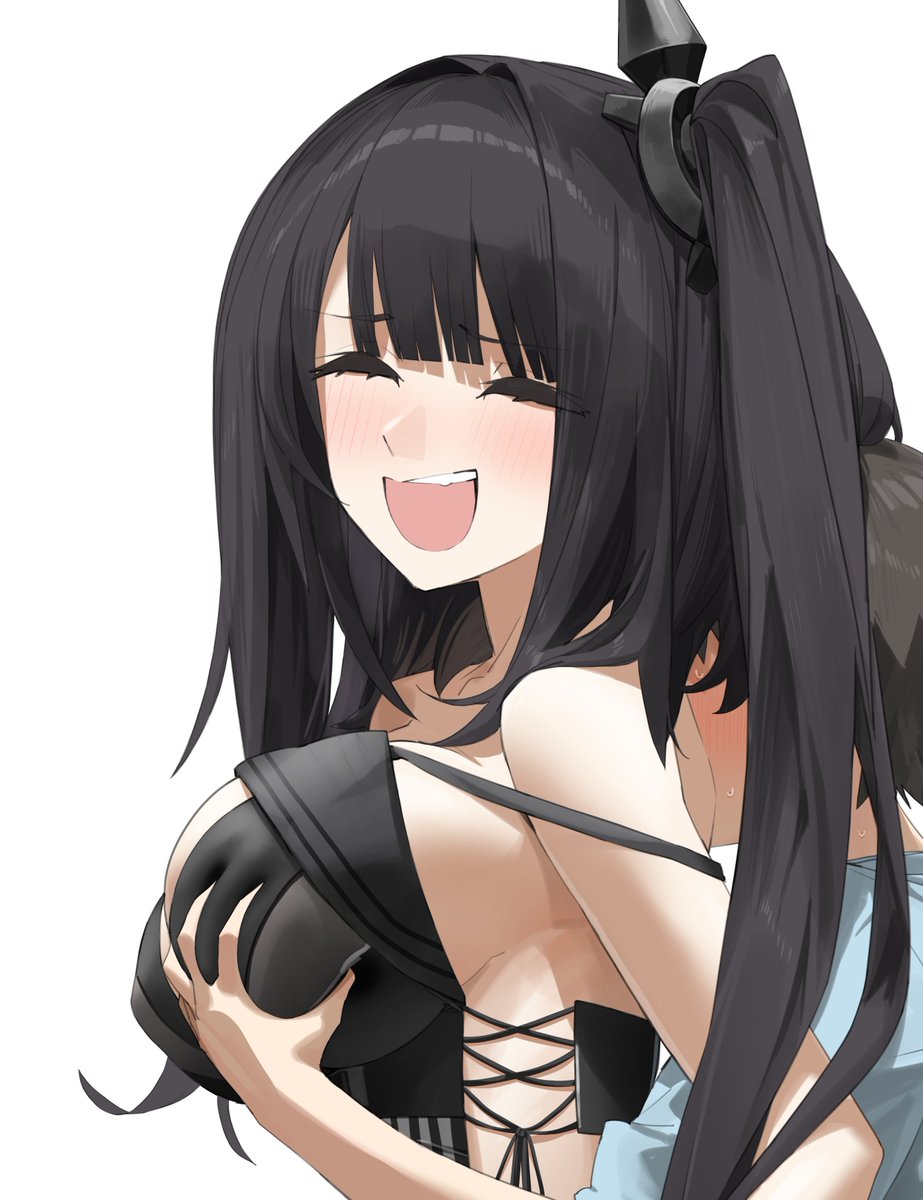 あえて眉毛と口の影塗らなかったけどイラスト感でて良いね 