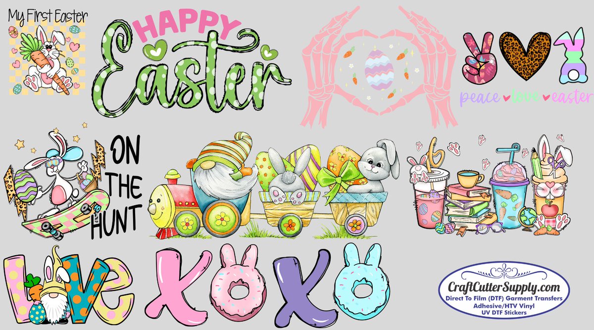 CraftCutterShop's tweet photo. Our pre-made gang sheets have you covered from Valentine’s Day sweetness to Easter pastels—no design stress, just press &amp; go. Visit https://t.co/ji4p9Q3IsE
#PremadeGangSheets #ValentinesCrafts #EasterCrafts #DTFTransfers #SmallBusiness https://t.co/CJ7fxGEtlv
