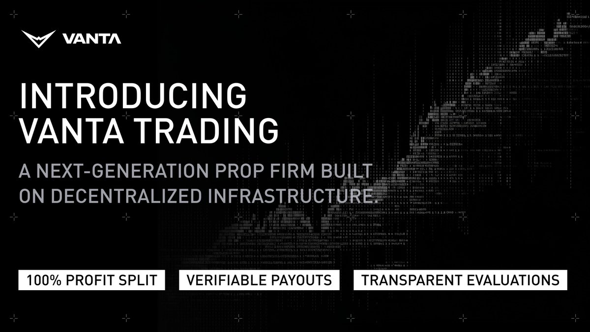 We're thrilled about the upcoming launch of @VantaTrading - a new kind of prop firm that utilizes #Bittensor's decentralized technology through our subnet, @VantaSN8.
Our team is hard at work preparing for launch this February. In the meantime, we'll be sharing information about